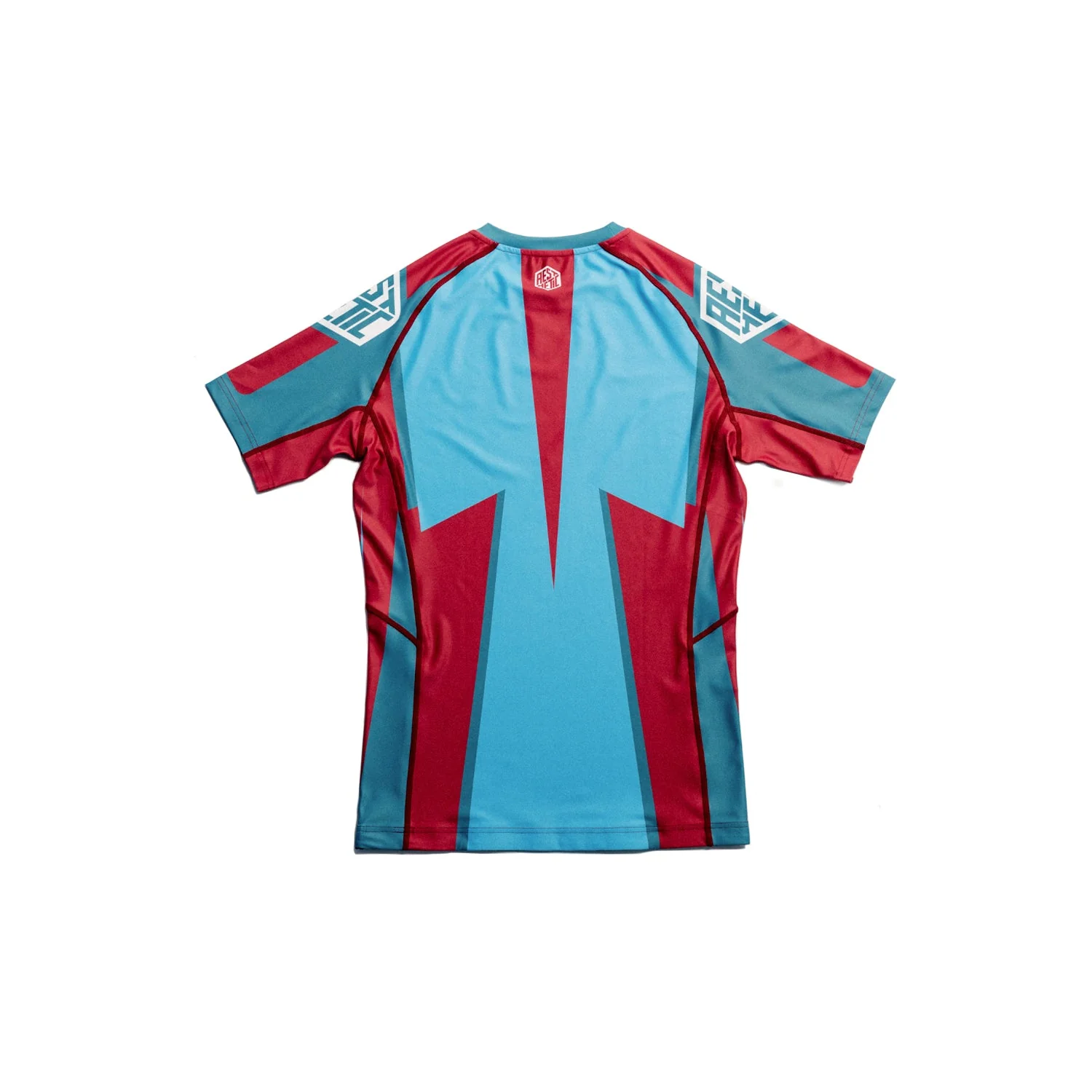 Cross Short Sleeve Rashguard (Maroon) - Image 2