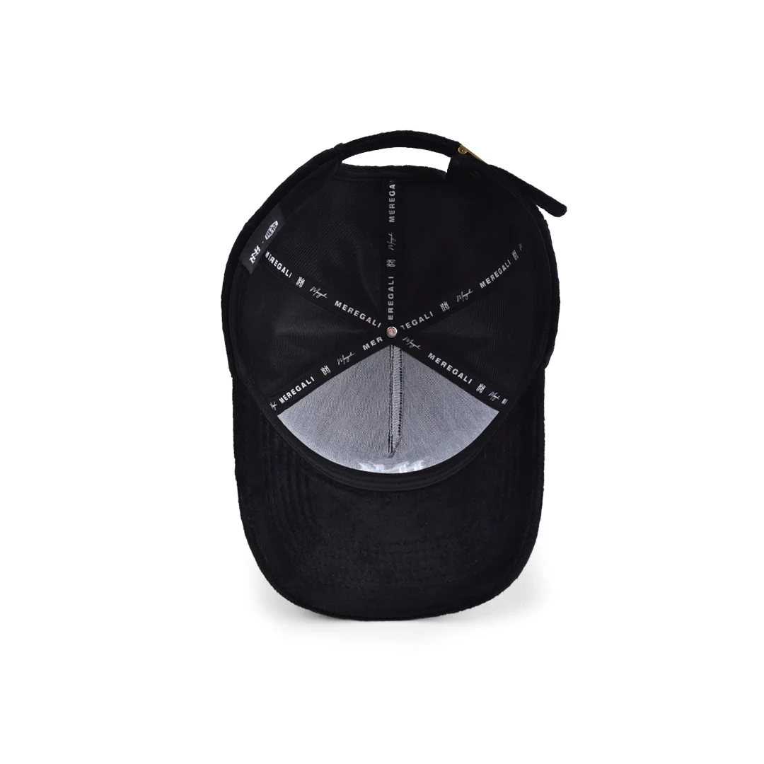 'Fear No Man' Velvet Baseball Cap - Image 4