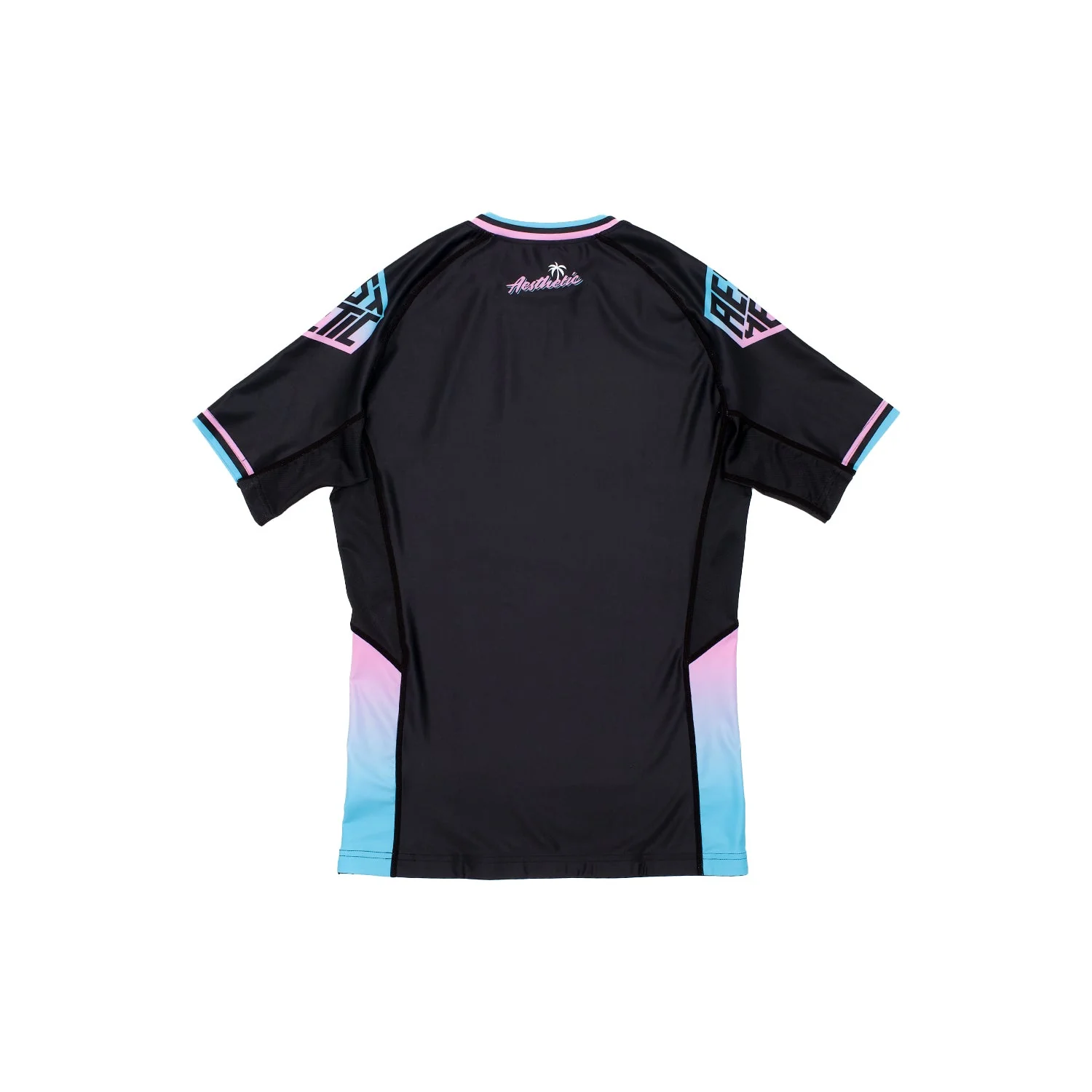 'Miami' Short Sleeve Rashguard (Black) - Image 2