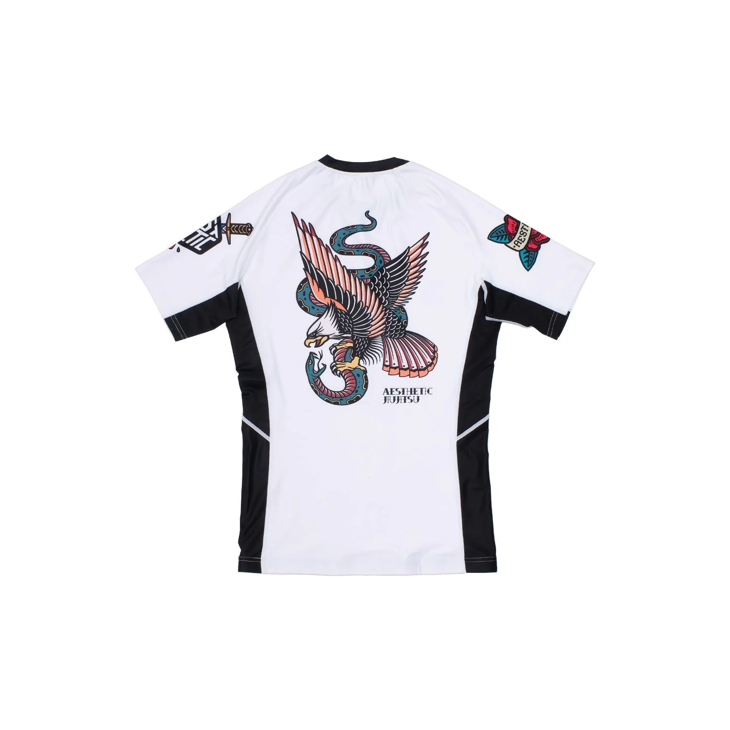 'Old School' Short Sleeve Rashguard - Image 2
