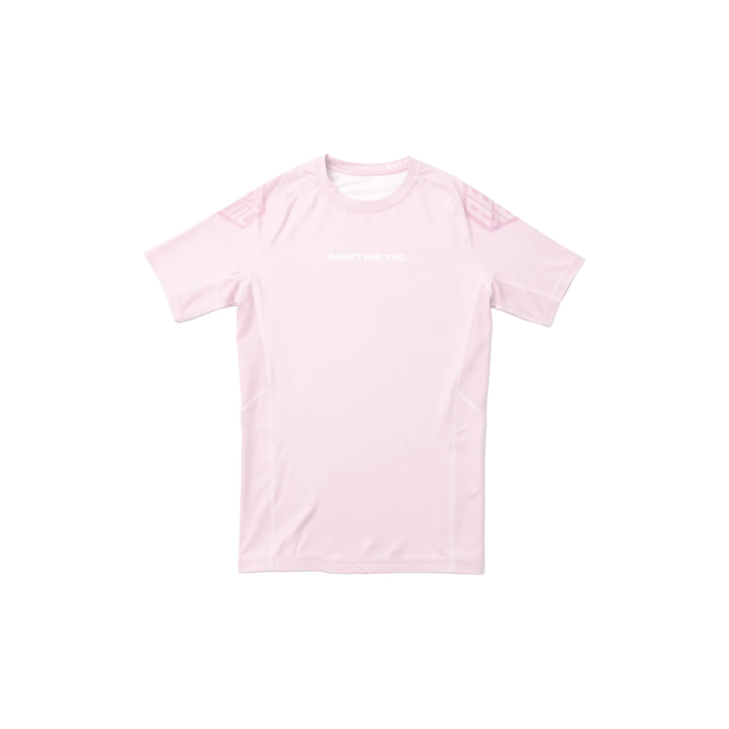 Pastel Pink Short Sleeve Rashguard