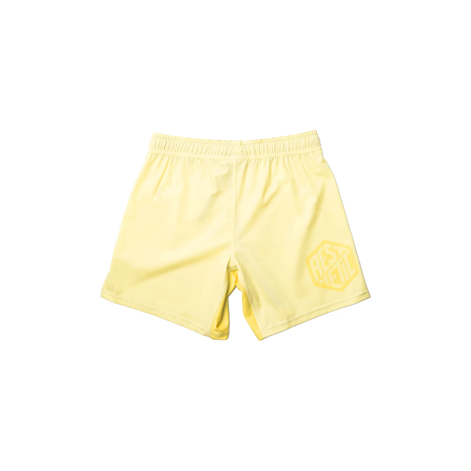 Pastel Yellow Grappling Shorts - Image 2
