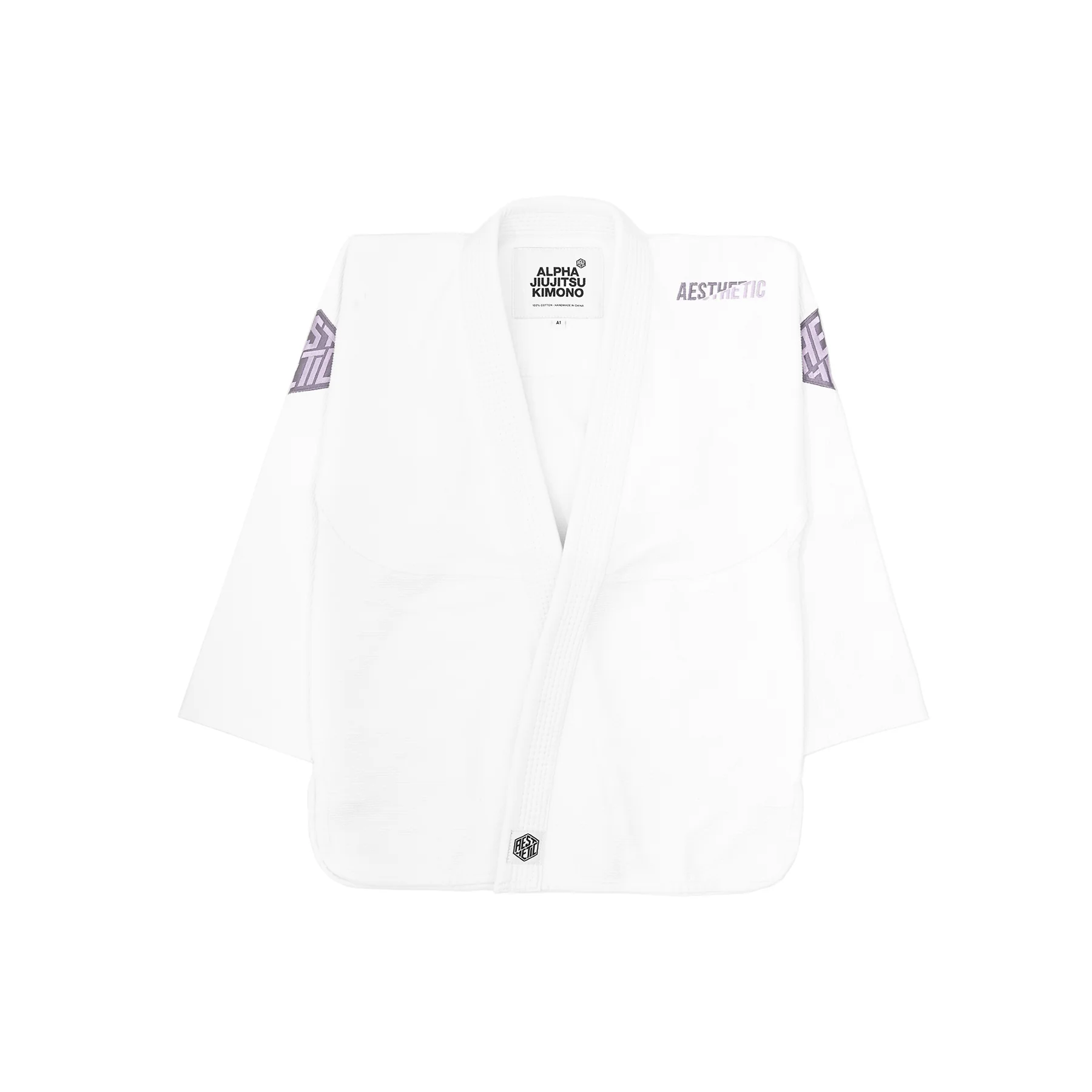 The Alpha+ Kimono (White/Lilac)